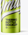 Metallic Thermo Bottle Mockup