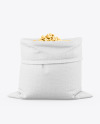 Canvas Sack with White Cashew Mockup