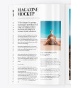 Glossy Magazine Mockup