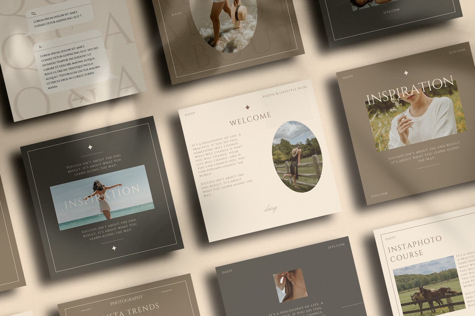 60 Instagram Templates For Canva | Daisy Collection