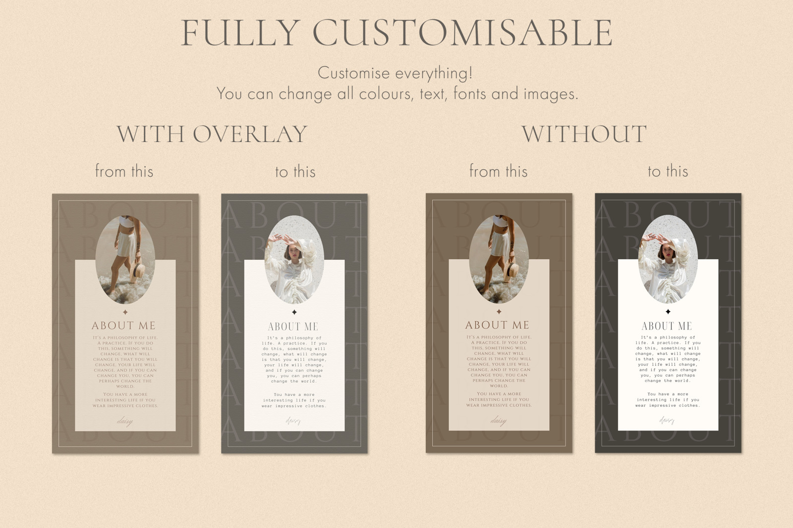 60 Instagram Templates For Canva | Daisy Collection 60 Instagram Templates For Canva | Daisy Collection