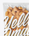 Clear Plastic Pack w/ Almond Mockup