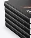 Hardcover Books w/ Fabric Cover Mockup