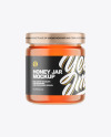 Clear Glass Honey Jar Mockup