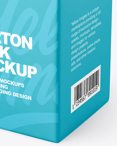 500ml Carton Pack Mockup