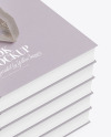 Hardcover Books w/ Matte Cover Mockup