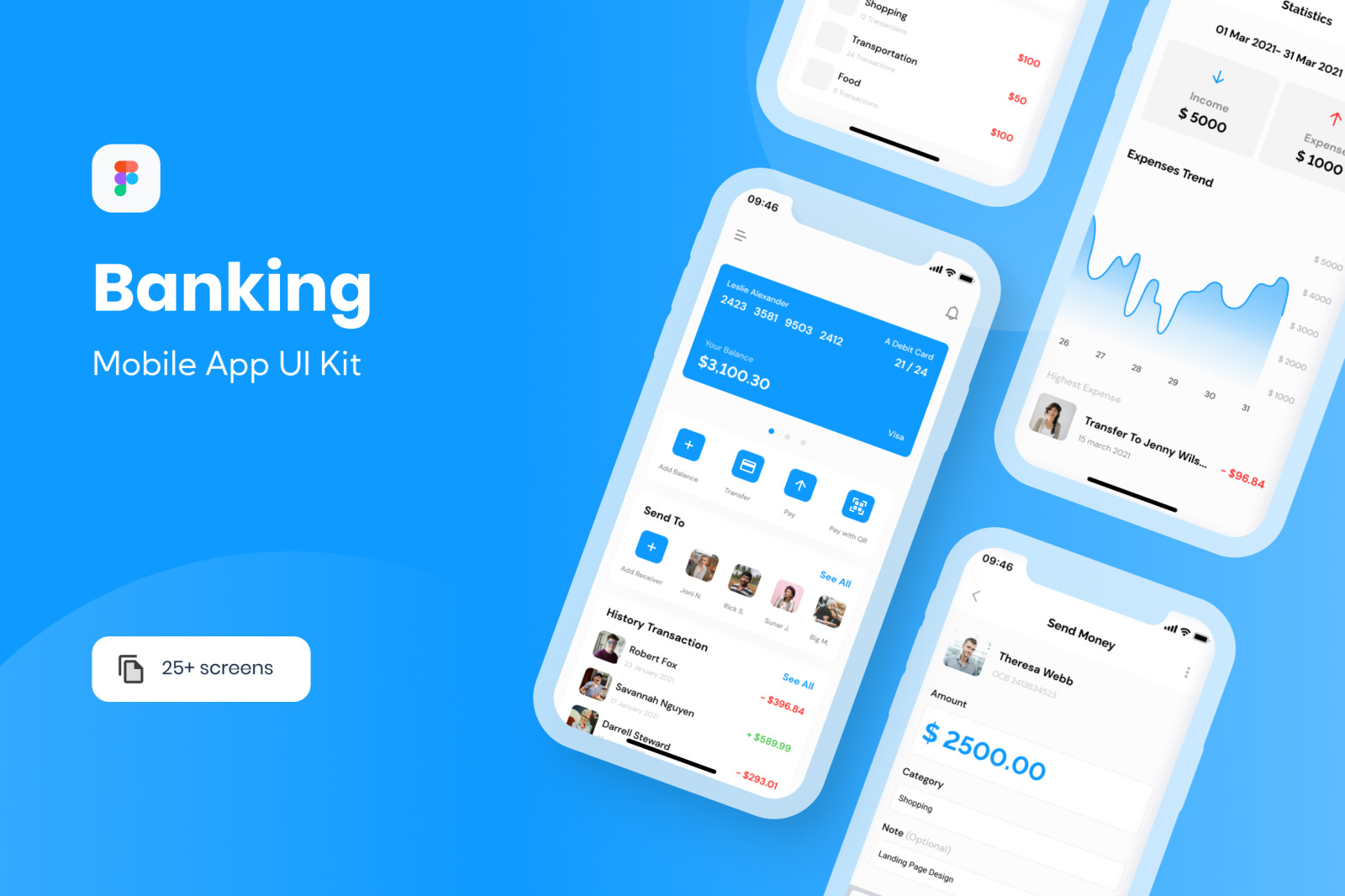 Mu-Bank - Banking App UI Kit Mu-Bank - Banking App UI Kit