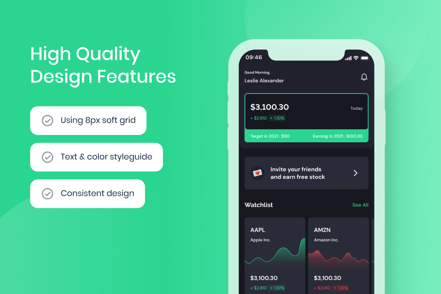 Stocks App UI Kit