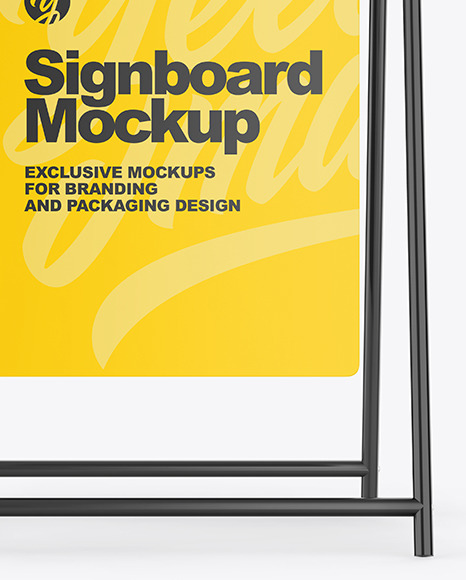 Advertising Signboard Mockup