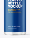 Clear Cosmetic Bottle with Pump Mockup Clear Cosmetic Bottle with Pump Mockup