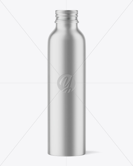 Almunium Bottle with screw cap Mockup