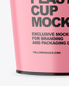 Glossy Plastic Cup Mockup