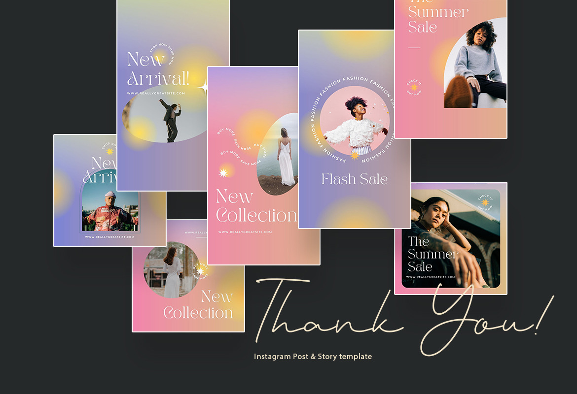 Gradient Fashion Sale Canva