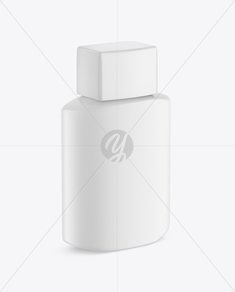 Glossy Cosmetic Bottle Mockup