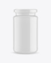 Glossy Glass Jar Mockup