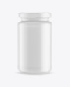 Matte Glass Jar Mockup