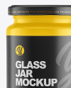 Matte Glass Jar Mockup