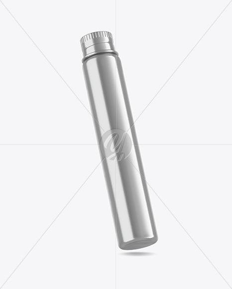 Metallic Cosmetic Bottle Mockup