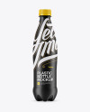 Matte Plastic Bottle Mockup