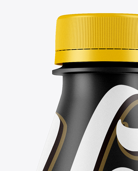 Matte Plastic Bottle Mockup