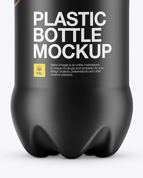 Matte Plastic Bottle Mockup