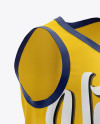 Basketball Jersey Mockup - Half Side View