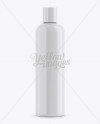 Glossy Plastic Bottle Mockup