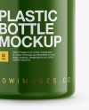 Glossy Plastic Bottle Mockup