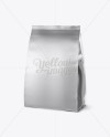 Metallic Snack Bag Mockup - Half Side View