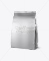 Metallic Snack Bag Mockup - Half Side View