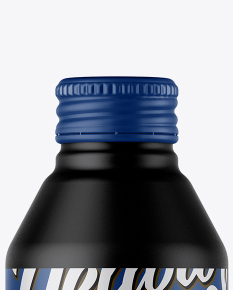 Matte Drink Bottle Mockup