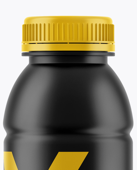 Matte Plastic Bottle Mockup