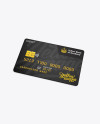 Credit Card Mockup (High-Angle Shot)