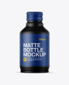 Matte Drink Bottle Mockup