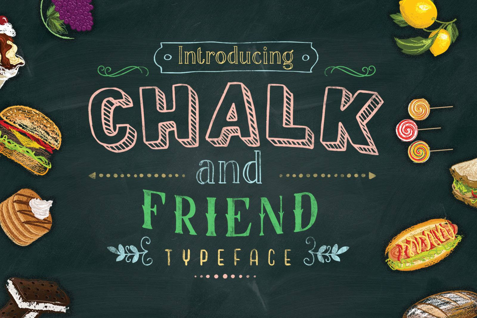 Chalk and Friend Font Chalk and Friend Font