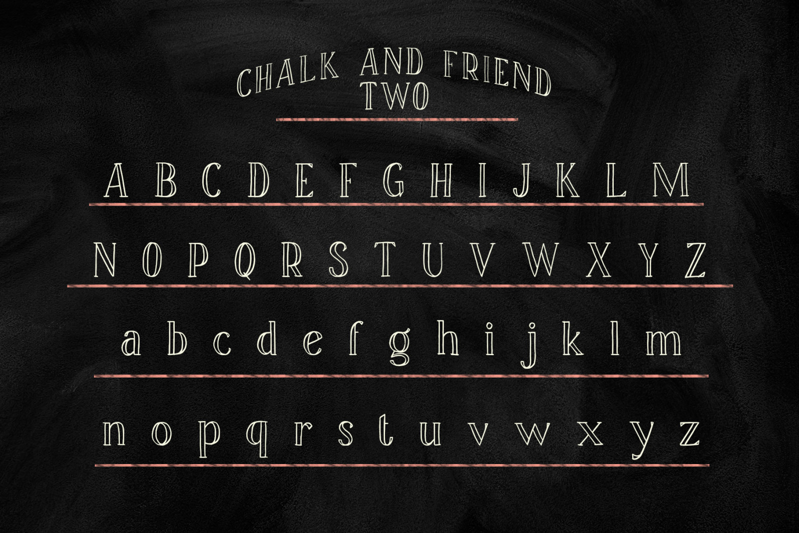Chalk and Friend Font Chalk and Friend Font