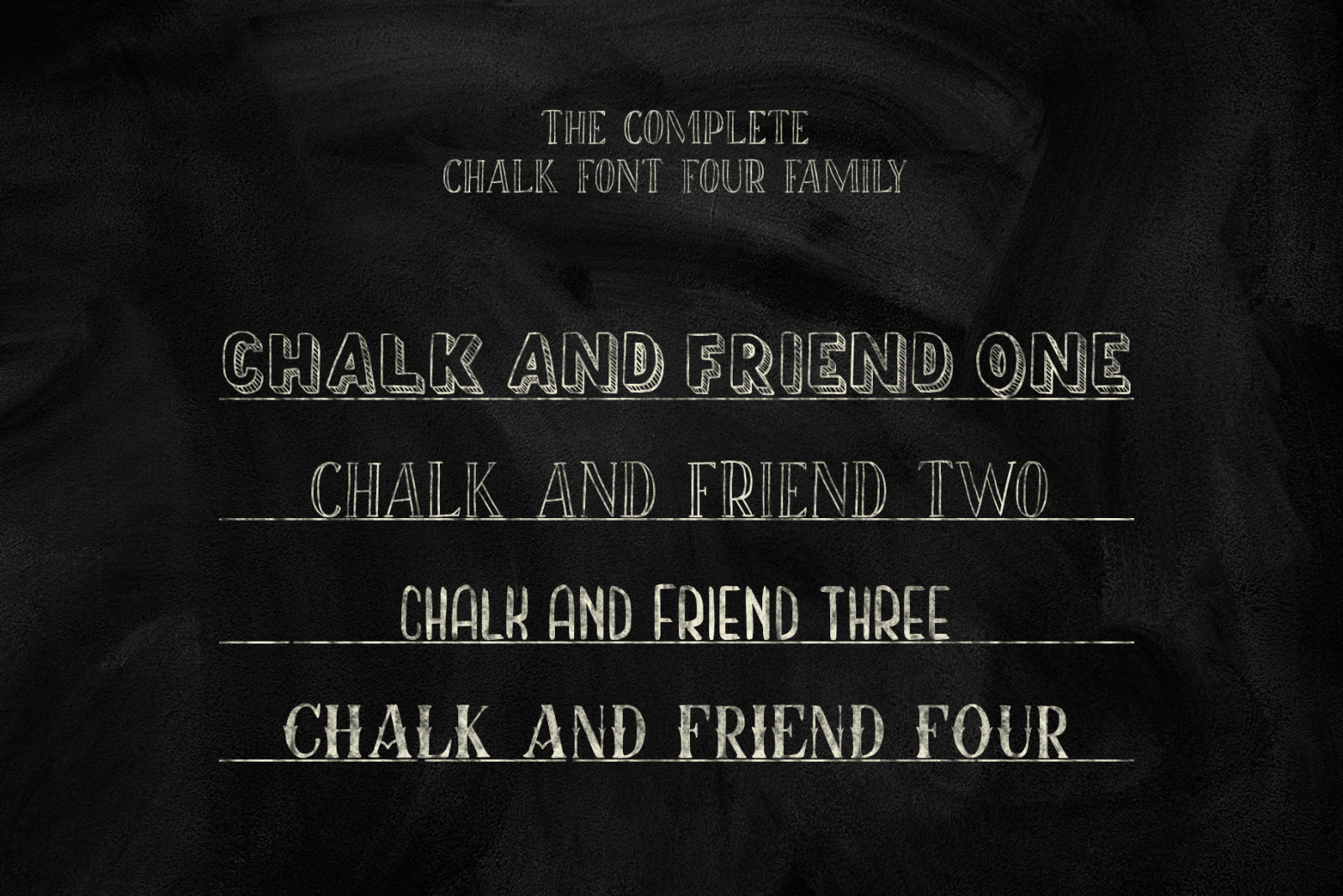 Chalk and Friend Font Chalk and Friend Font