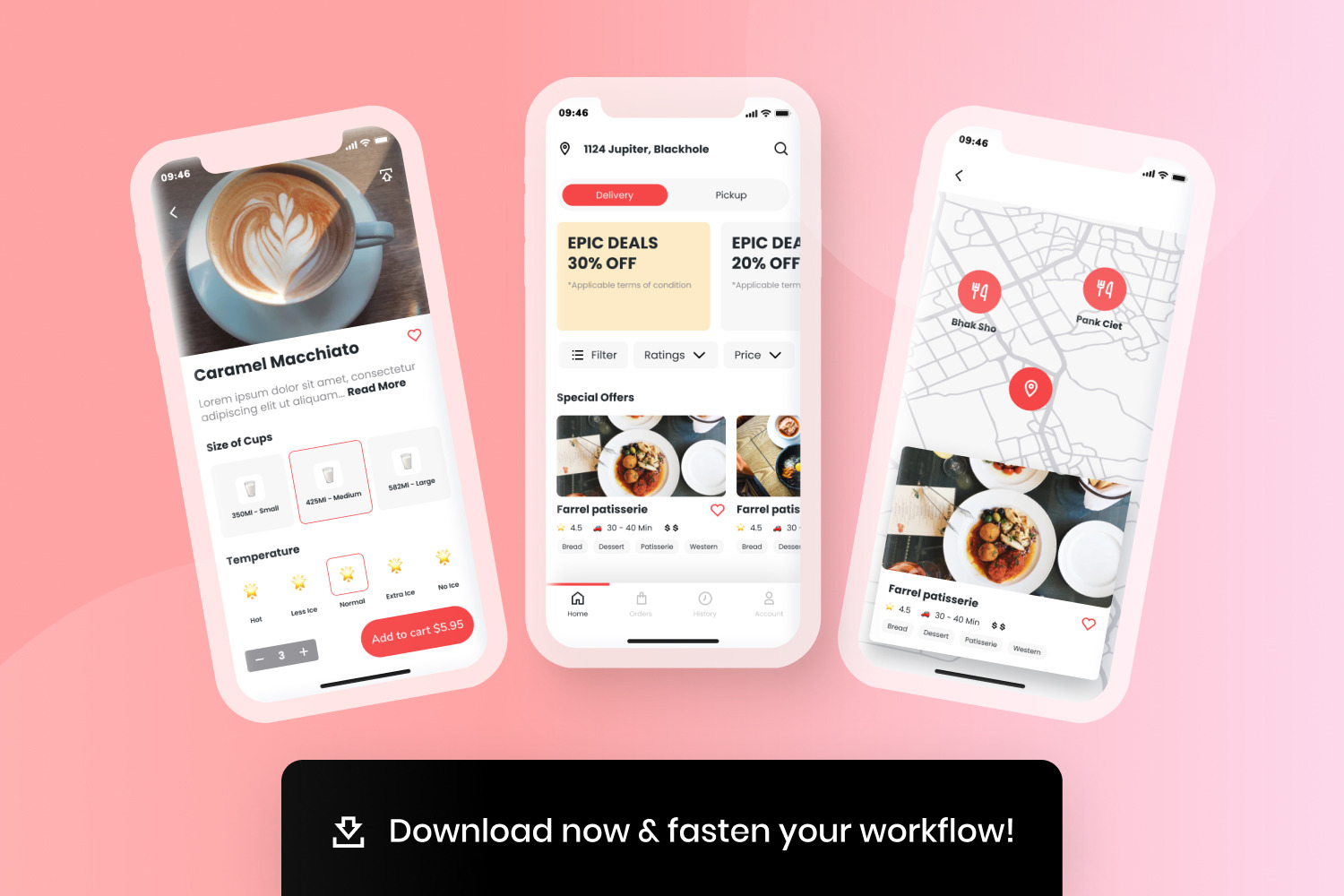 Madhang - Food Delivery App UI Kit