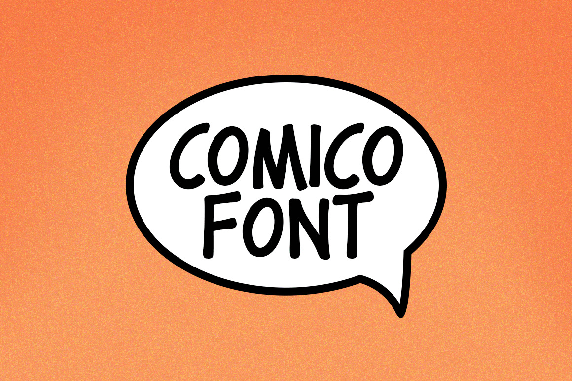 Comico Dialogue Font Comico Dialogue Font