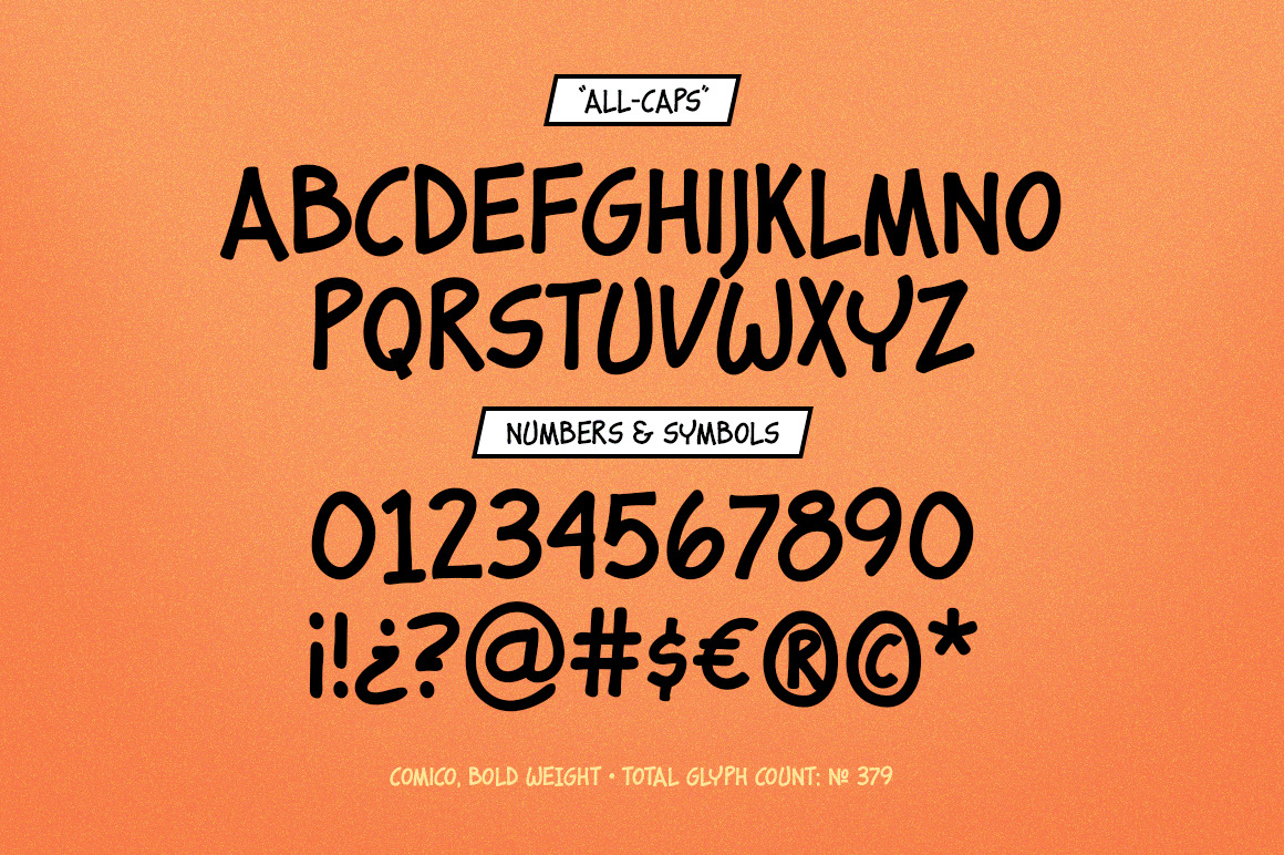 Comico Dialogue Font Comico Dialogue Font