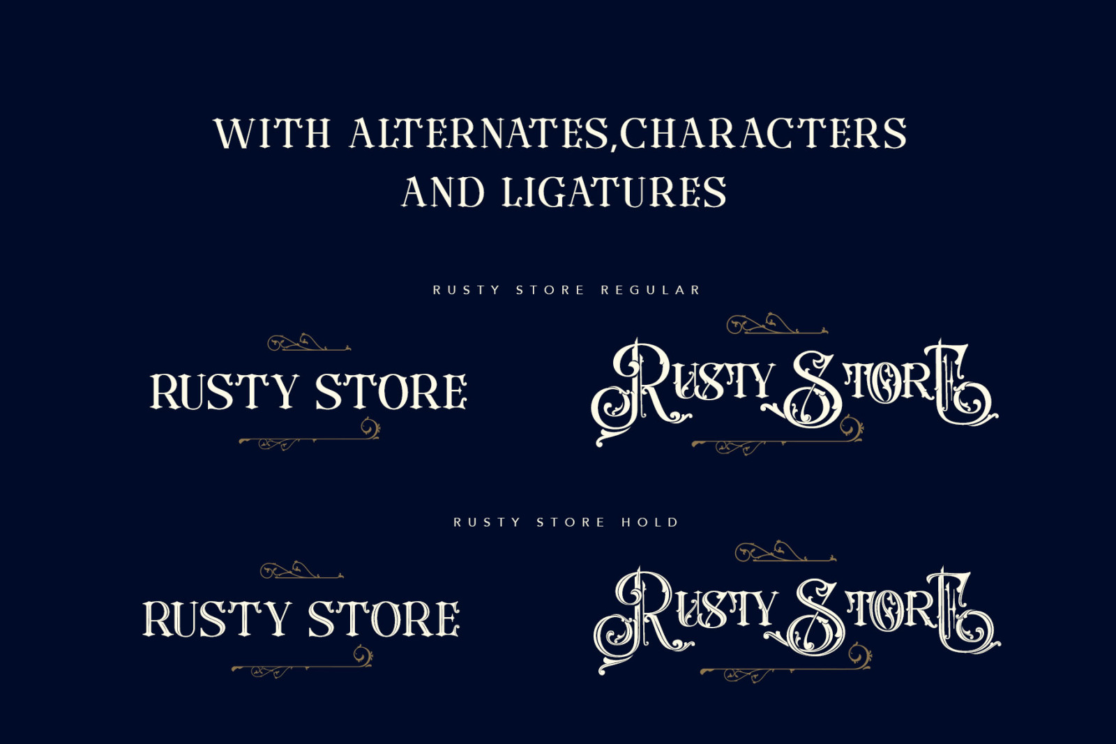 Rusty Store Font