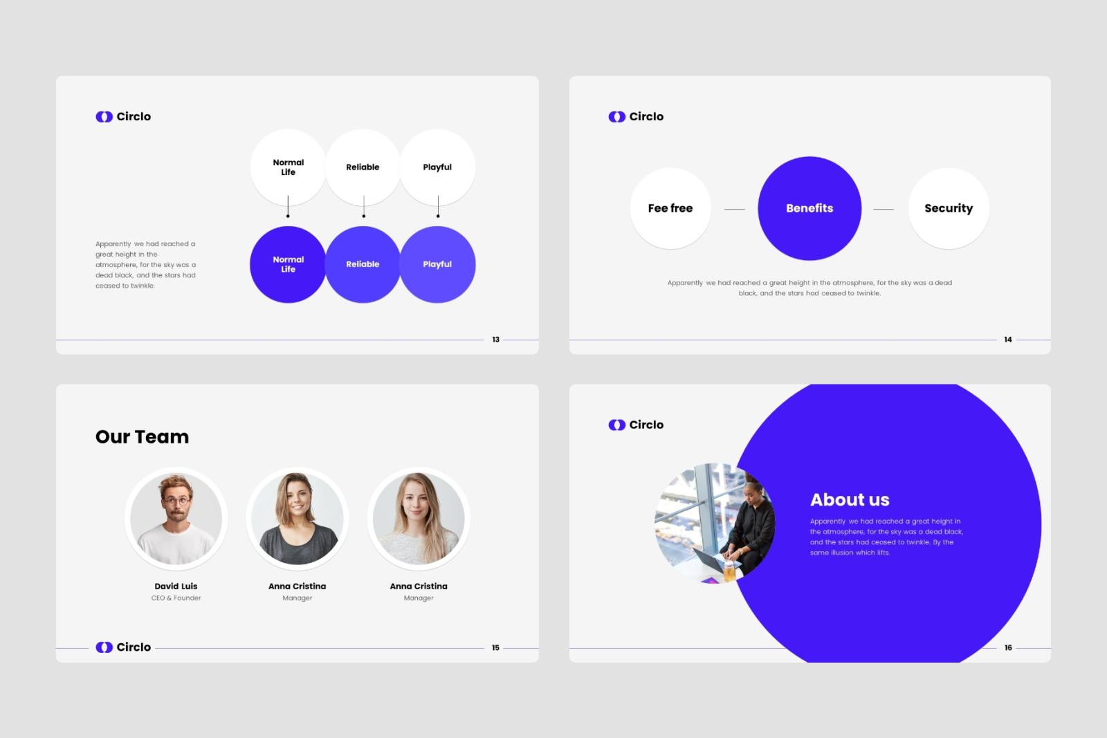 Circlo - Google Slides Template Circlo - Google Slides Template