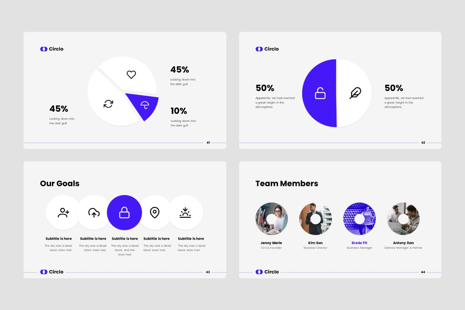 Circlo - Google Slides Template Circlo - Google Slides Template