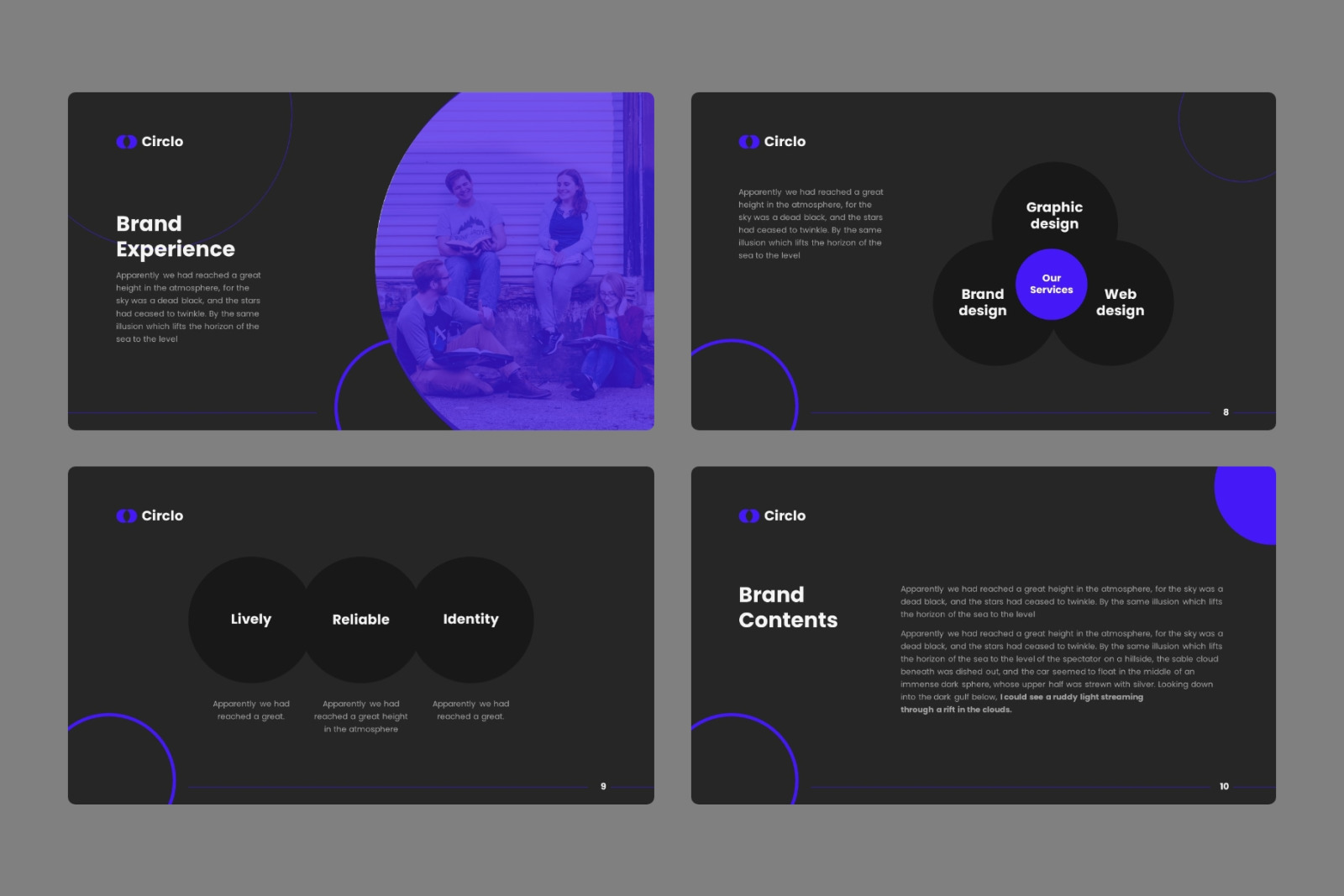 Circlo - Google Slides Template Circlo - Google Slides Template