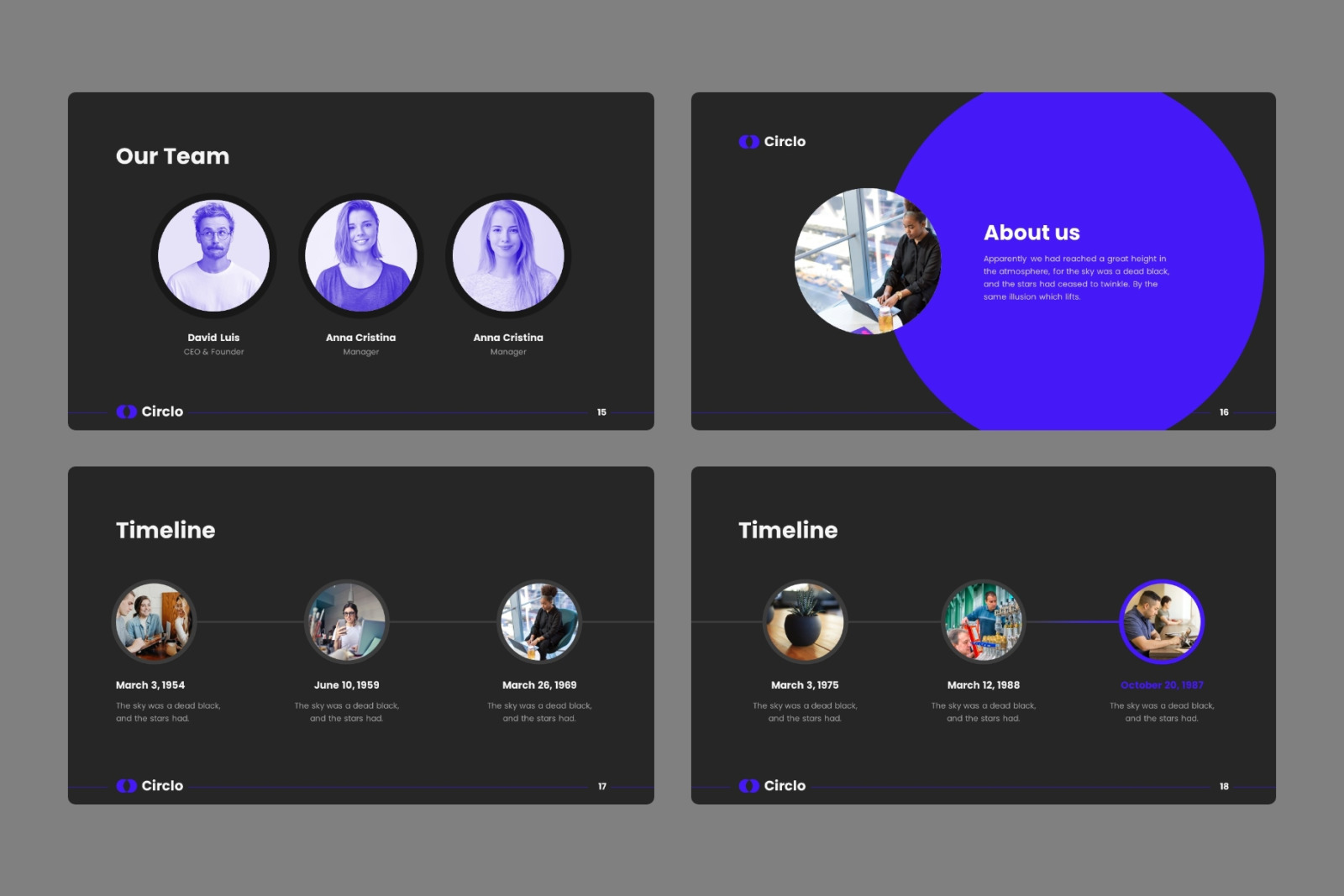 Circlo - Google Slides Template Circlo - Google Slides Template