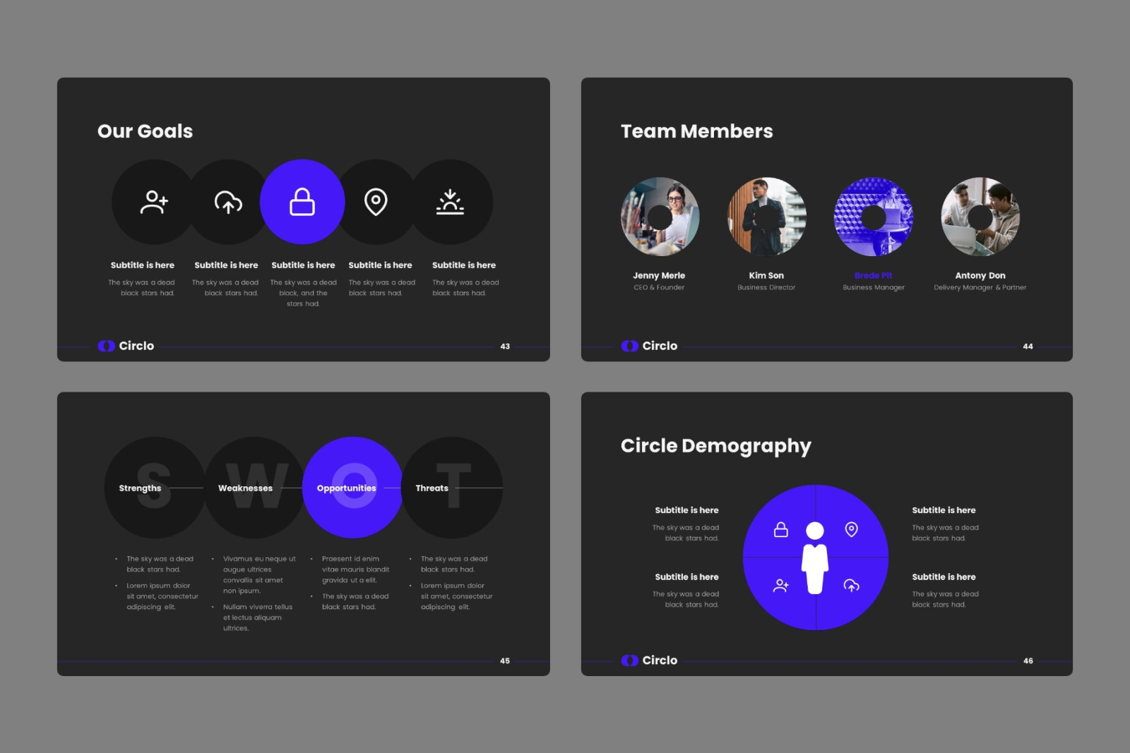 Circlo - Google Slides Template Circlo - Google Slides Template