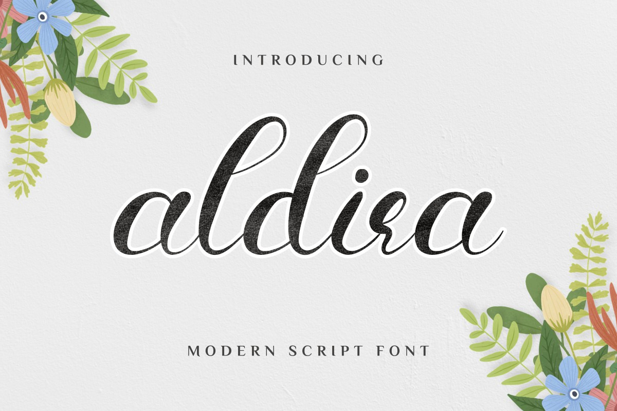 Aldira Calligraphy Font