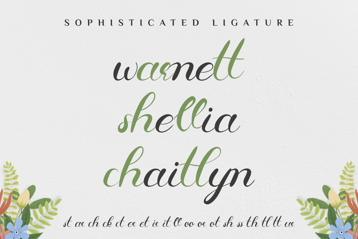 Aldira Calligraphy Font Aldira Calligraphy Font
