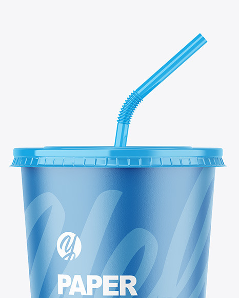 Paper Soda Cup Mockup