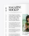 Matte Magazine Mockup